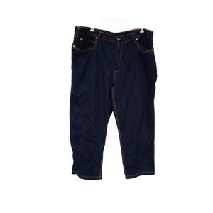 Scandia Woods Mens 42x29 Straight Leg Dark Wash 5 Pocket Denim Jeans